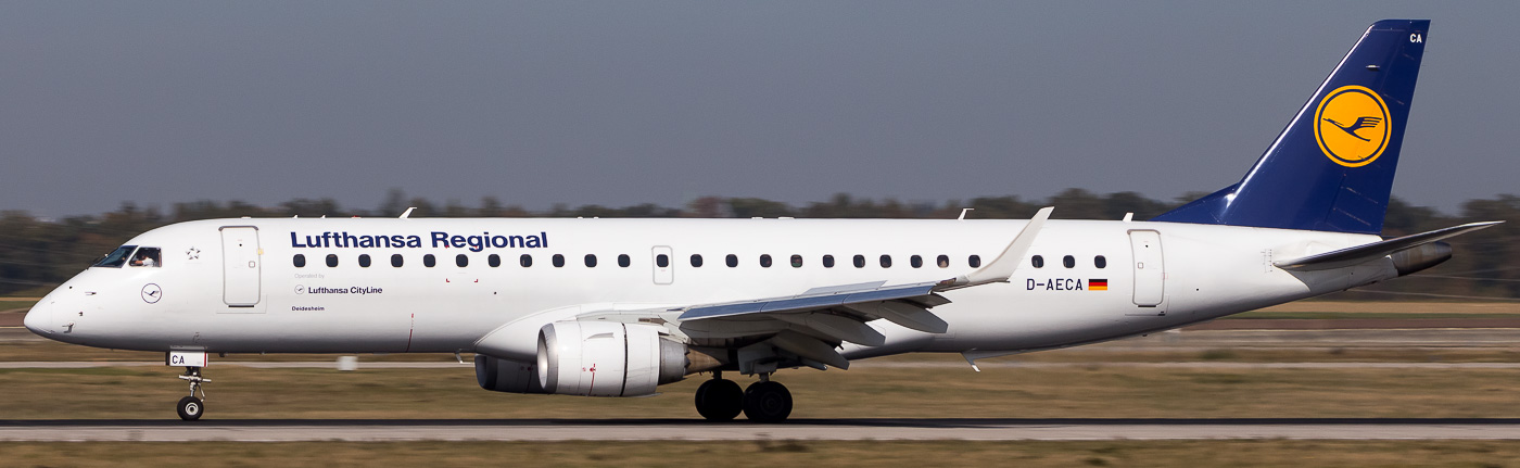 D-AECA - Lufthansa CityLine Embraer 190