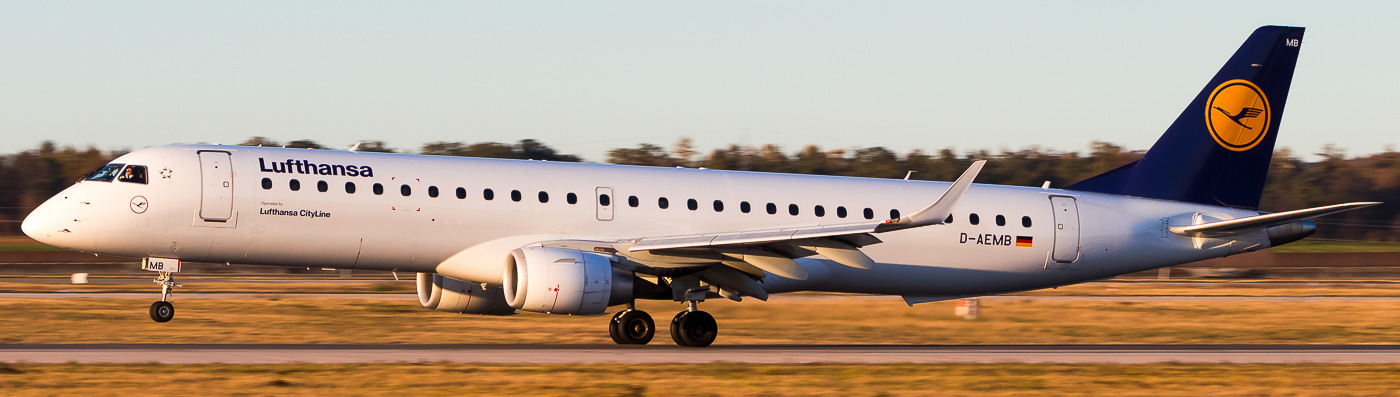 D-AEMB - Lufthansa CityLine Embraer 195