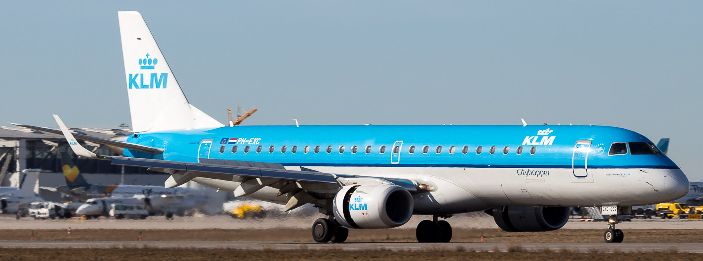 PH-EXC - KLM cityhopper Embraer 190