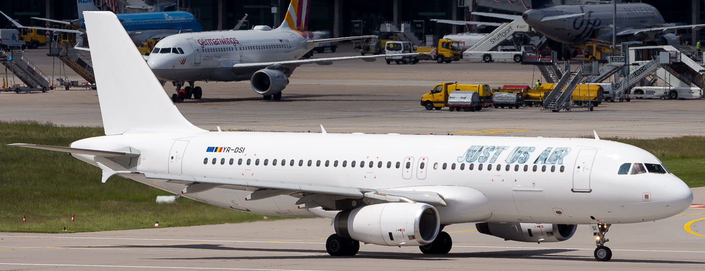 YR-DSI - Just Us Air Airbus A320