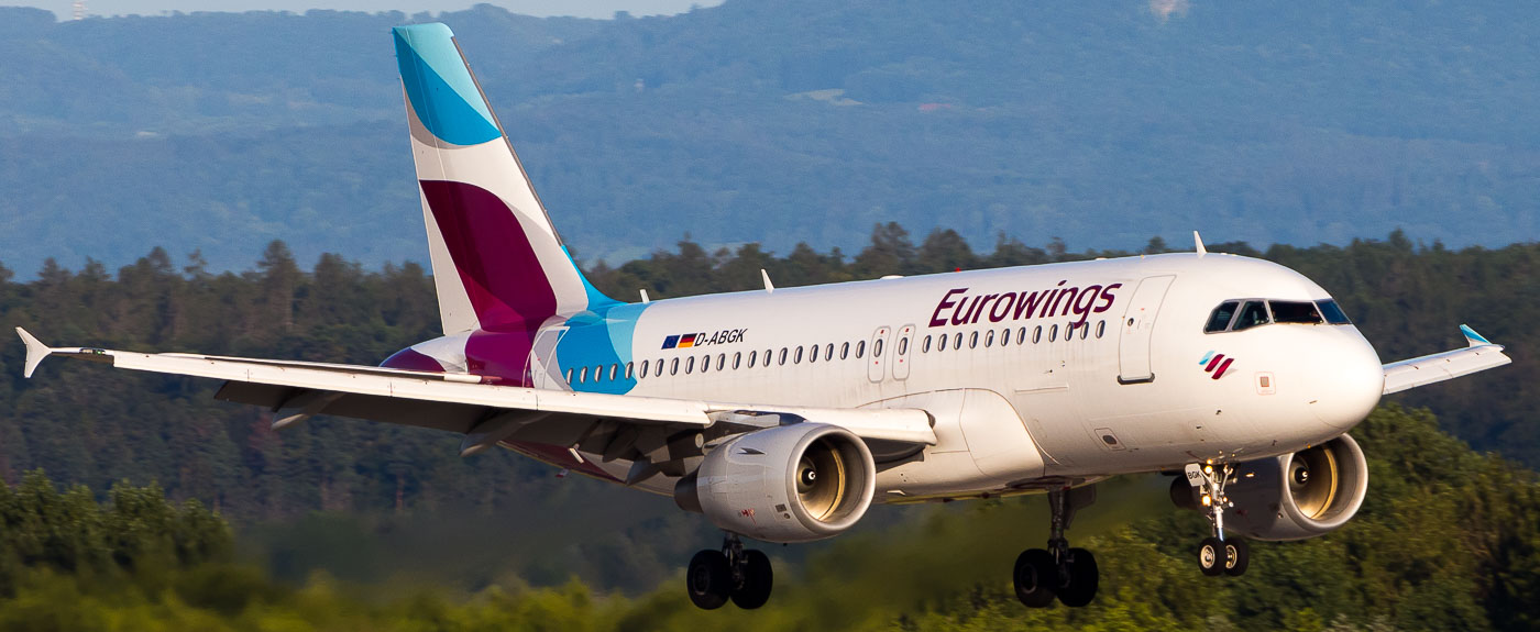 D-ABGK - Eurowings Airbus A319