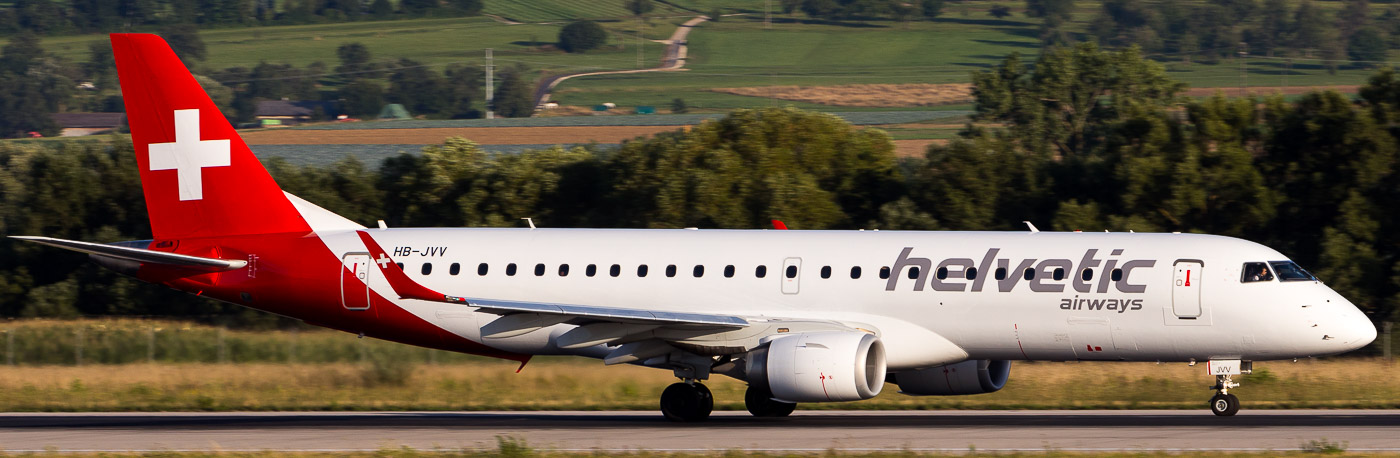 HB-JVV - Helvetic Airways Embraer 190