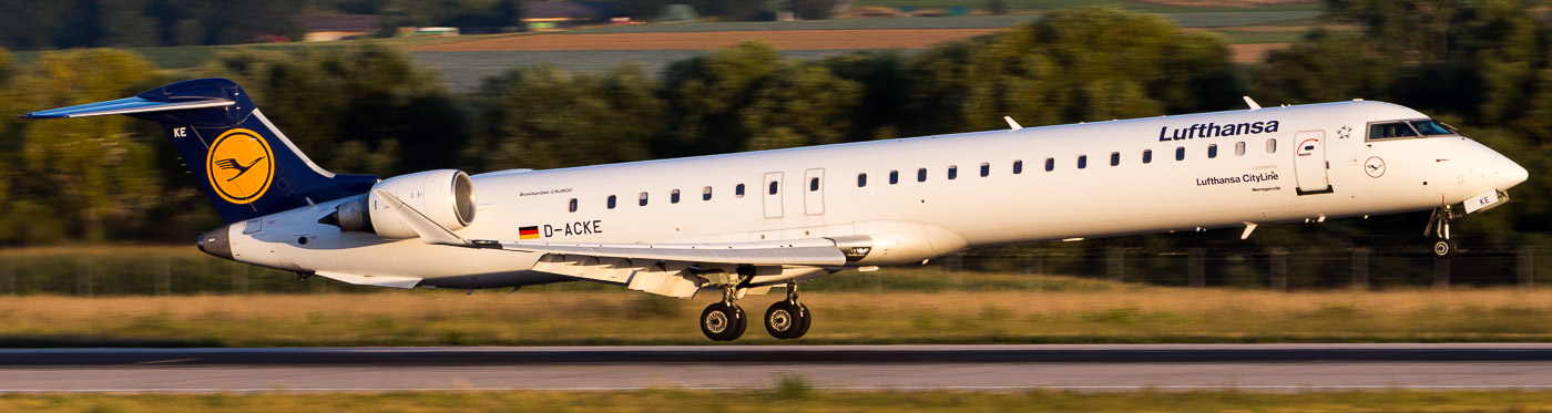 D-ACKE - Lufthansa CityLine Bombardier CRJ900