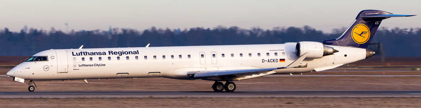 D-ACKD - Lufthansa CityLine Bombardier CRJ900