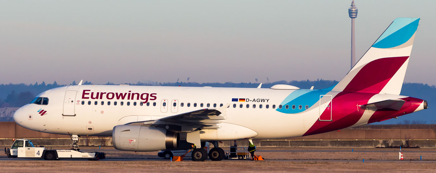 D-AGWY - Eurowings Airbus A319