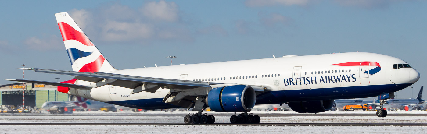 G-YMMS - British Airways Boeing 777-200