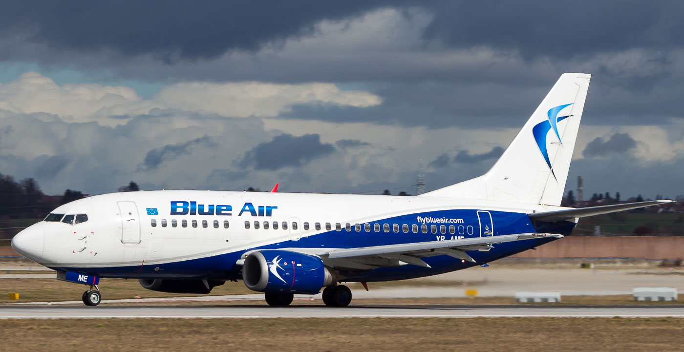 YR-AME - Blue Air Boeing 737-500