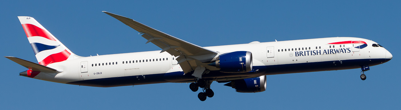 G-ZBLB - British Airways Boeing 787-10