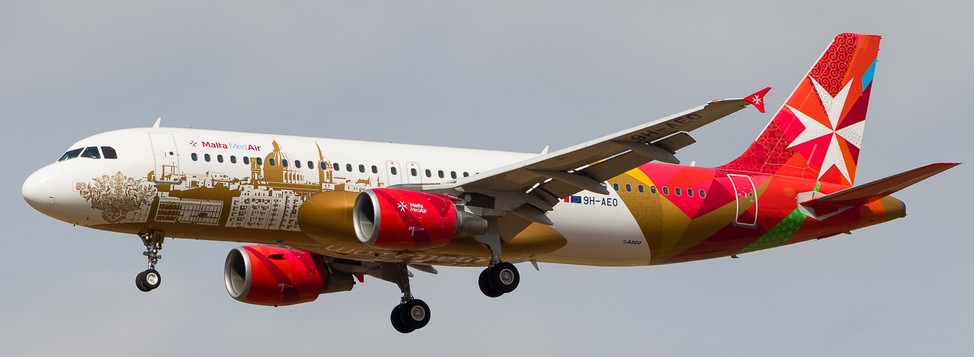 9H-AEO - Malta MedAir Airbus A320