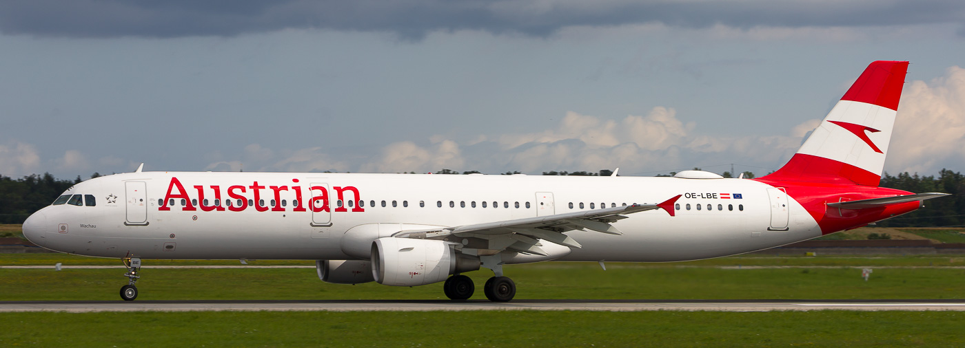 OE-LBE - Austrian Airlines Airbus A321