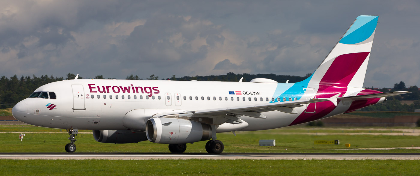 OE-LYW - Eurowings Airbus A319