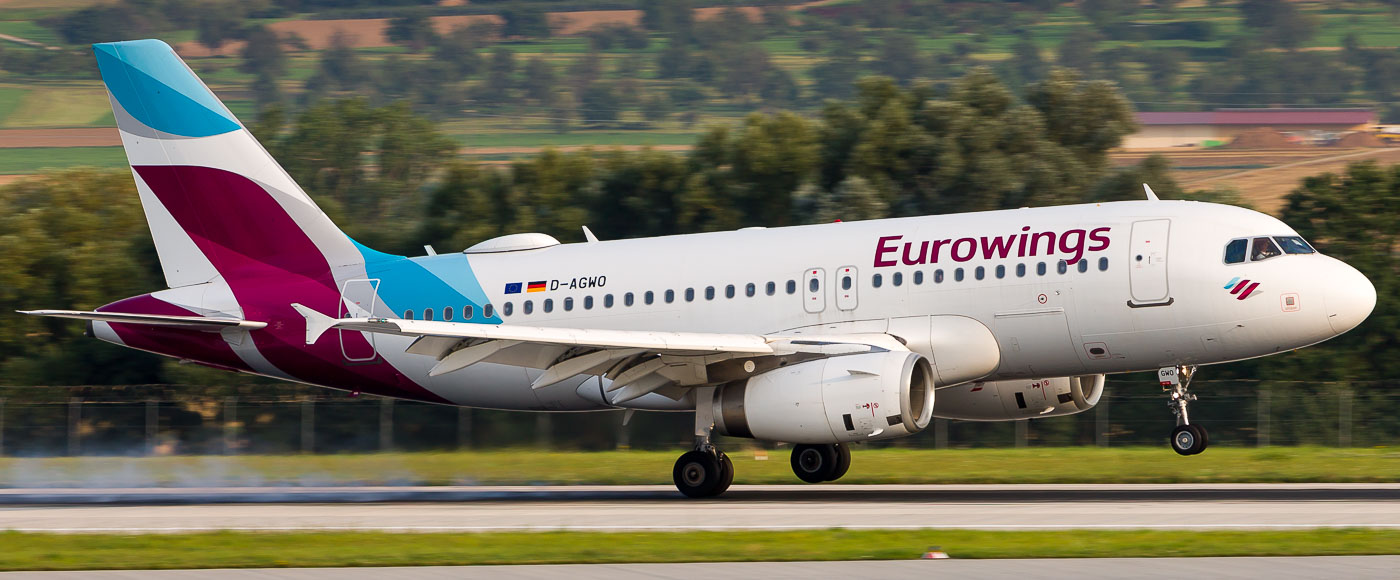 D-AGWO - Eurowings Airbus A319