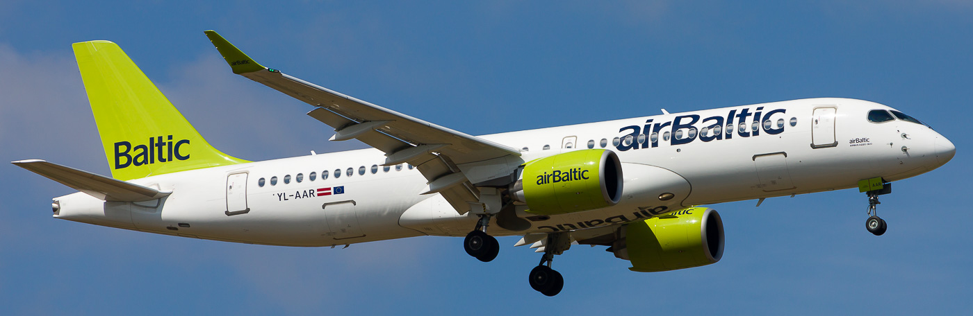 YL-AAR - airBaltic Bombardier CS300