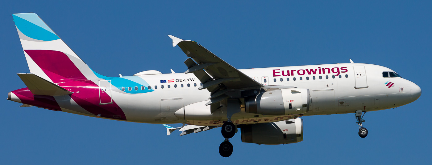 OE-LYW - Eurowings Airbus A319