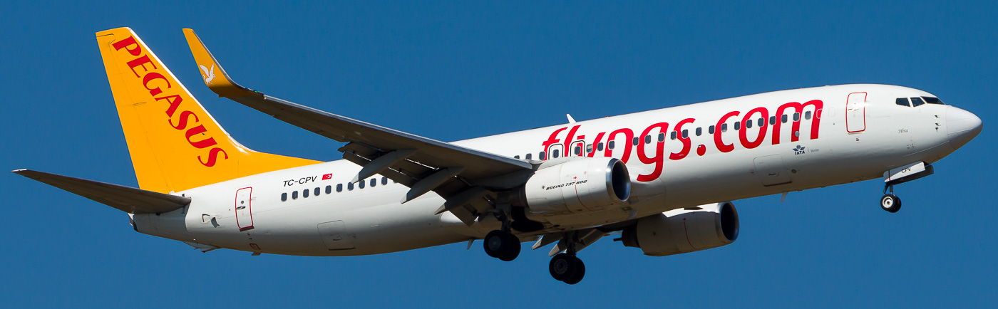 TC-CPV - Pegasus Airlines Boeing 737-800