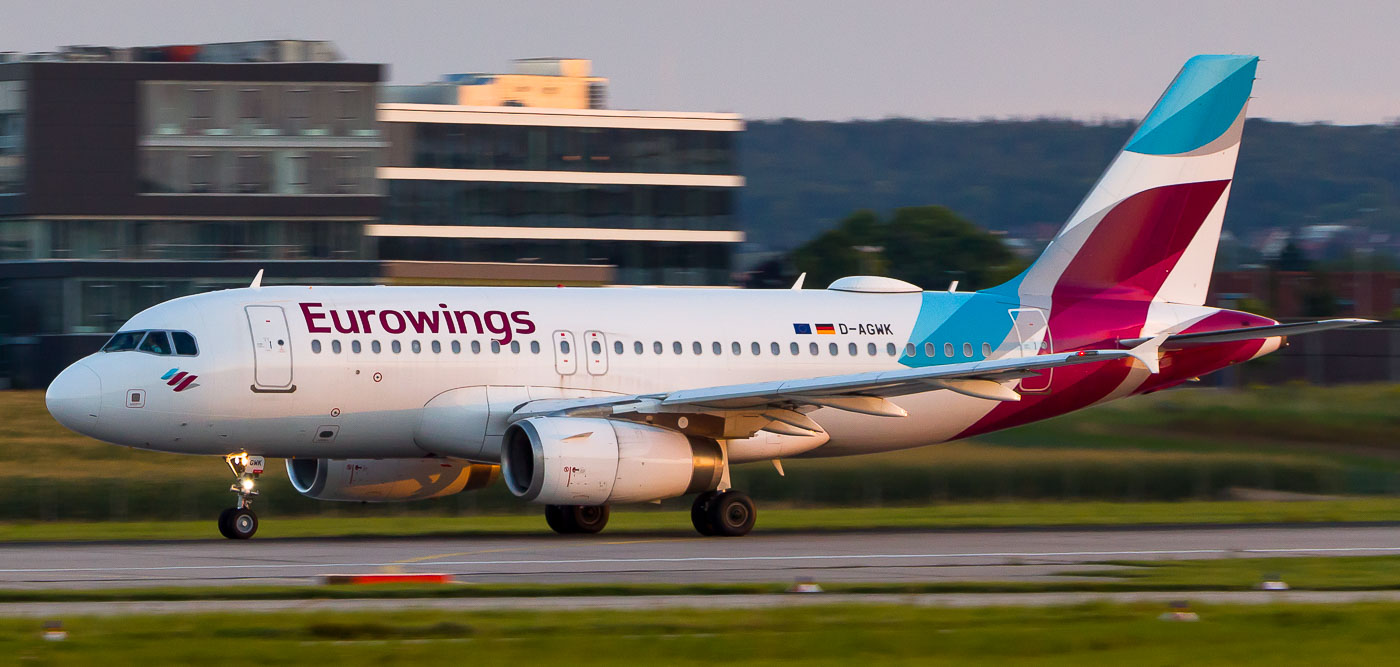 D-AGWK - Eurowings Airbus A319