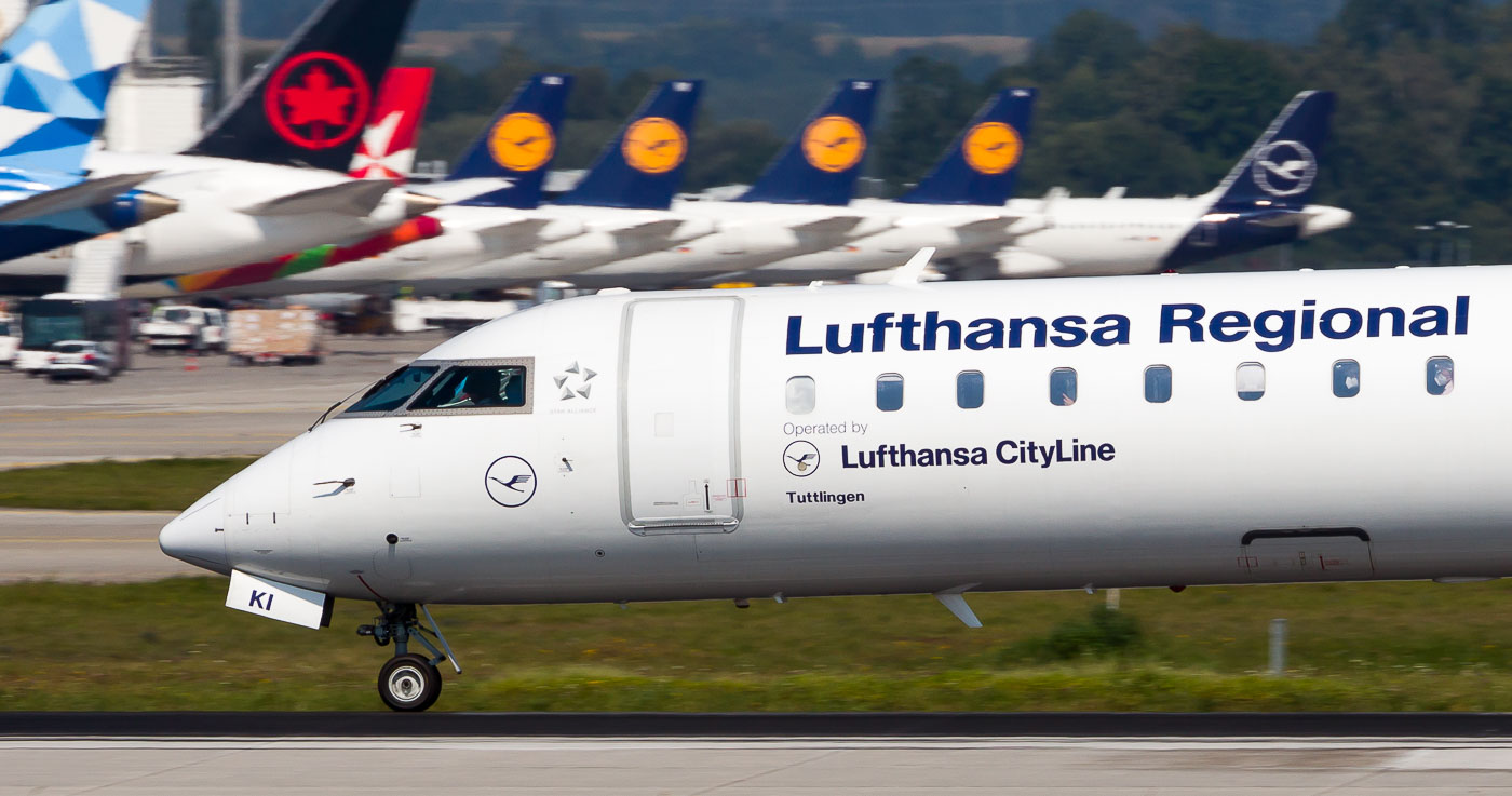D-ACKI - Lufthansa CityLine Bombardier CRJ900