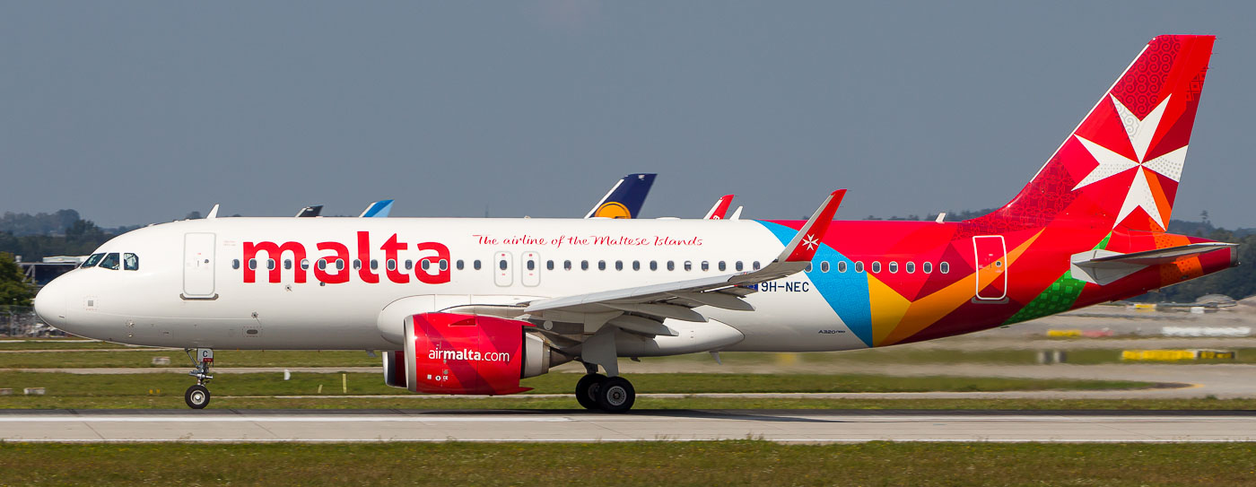 9H-NEC - Air Malta Airbus A320neo