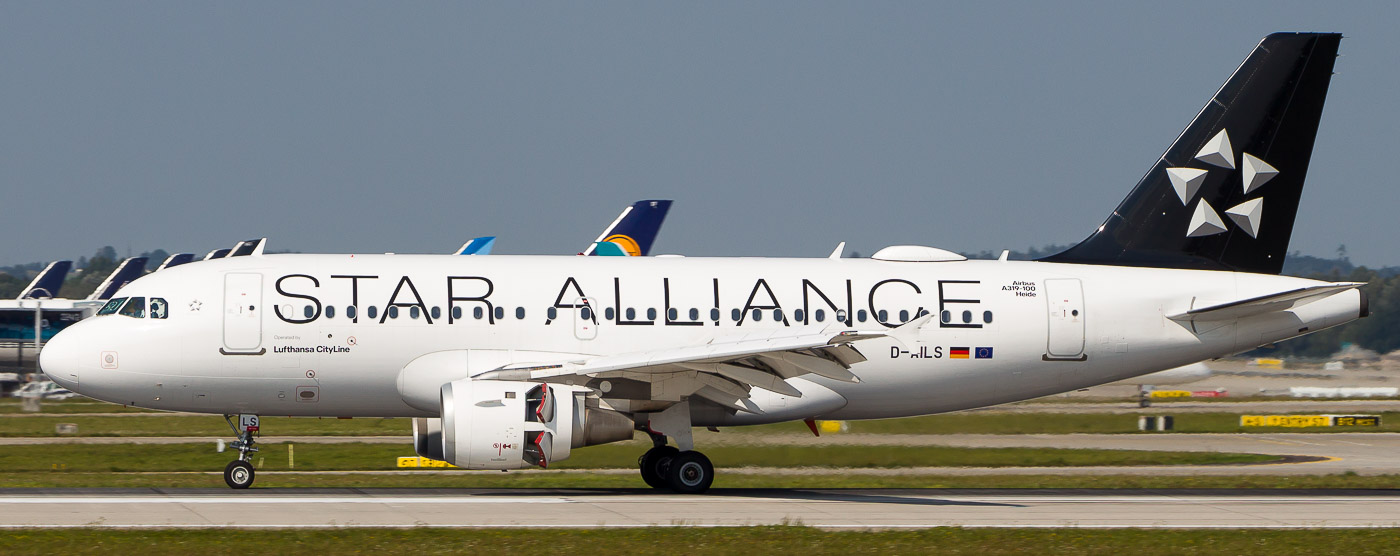 D-AILS - Lufthansa CityLine Airbus A319