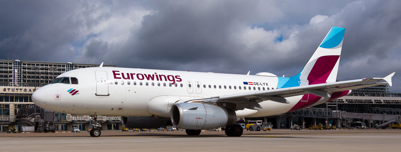 OE-LYX - Eurowings Airbus A319