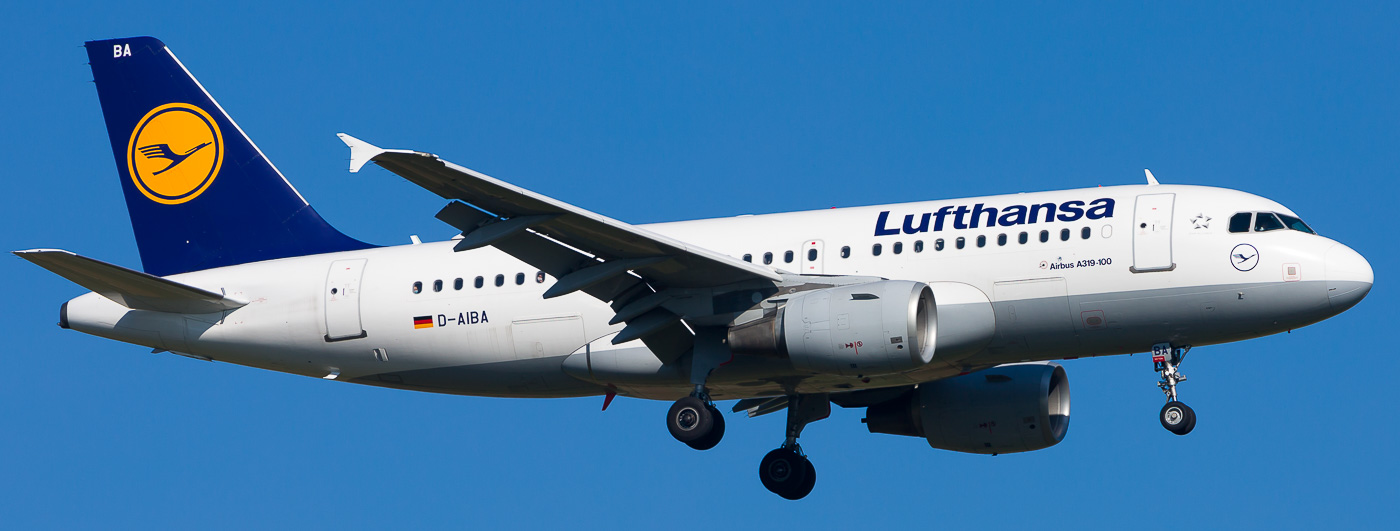 D-AIBA - Lufthansa Airbus A319