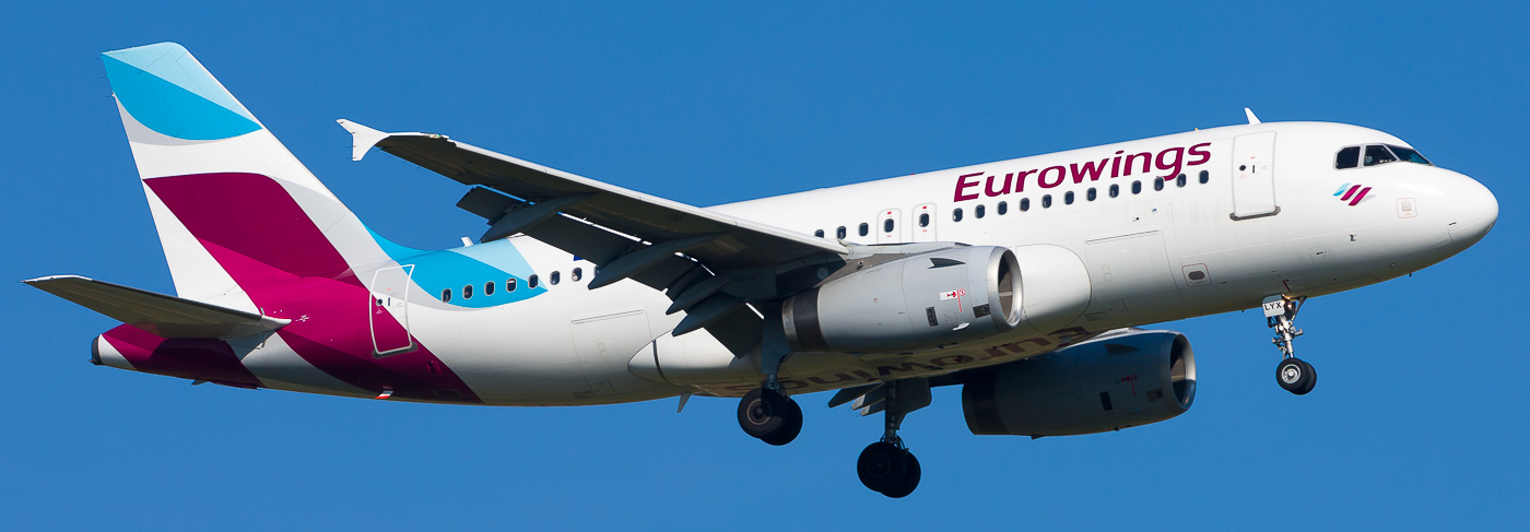 OE-LYX - Eurowings Airbus A319