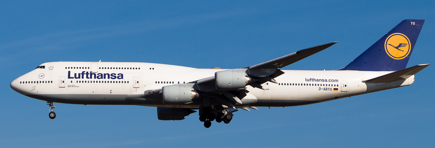 D-ABYG - Lufthansa Boeing 747-8 Intercontinental
