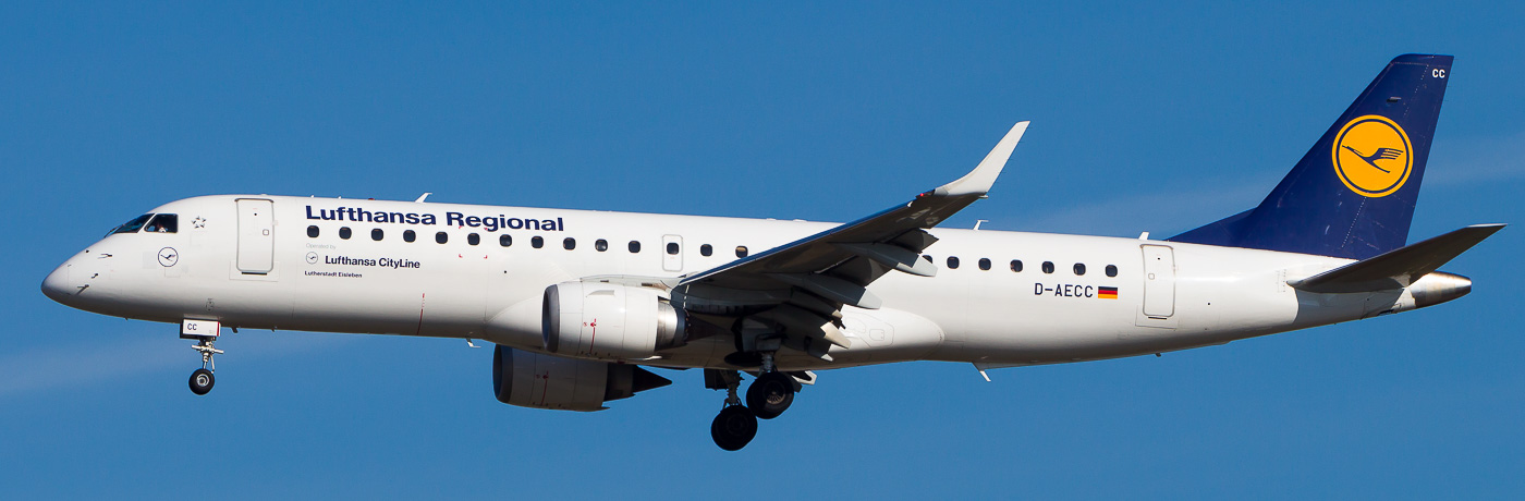 D-AECC - Lufthansa CityLine Embraer 190