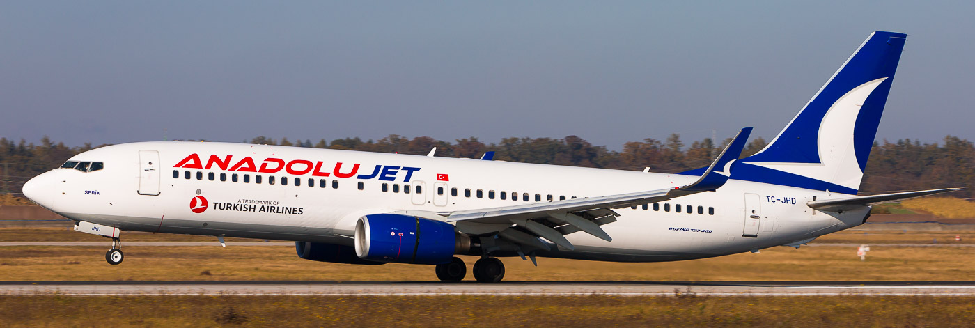 TC-JHD - AnadoluJet Boeing 737-800