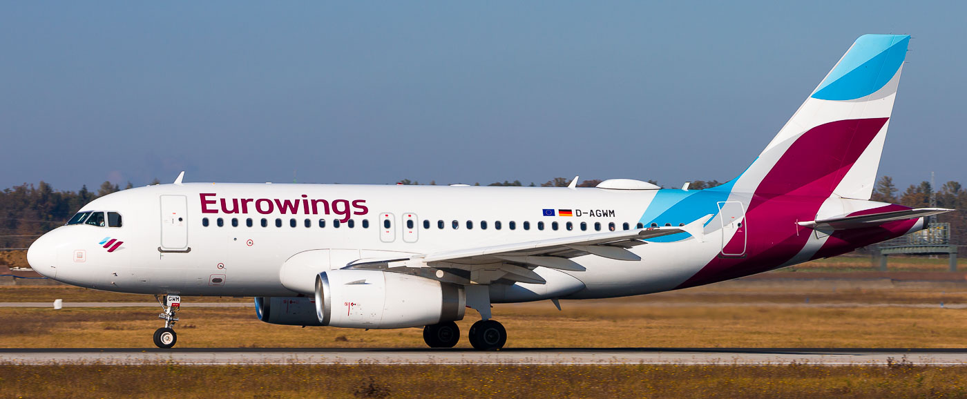 D-AGWM - Eurowings Airbus A319