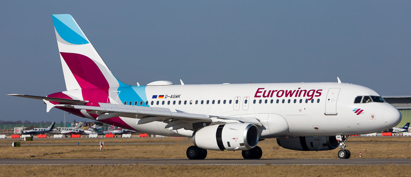 D-AGWK - Eurowings Airbus A319