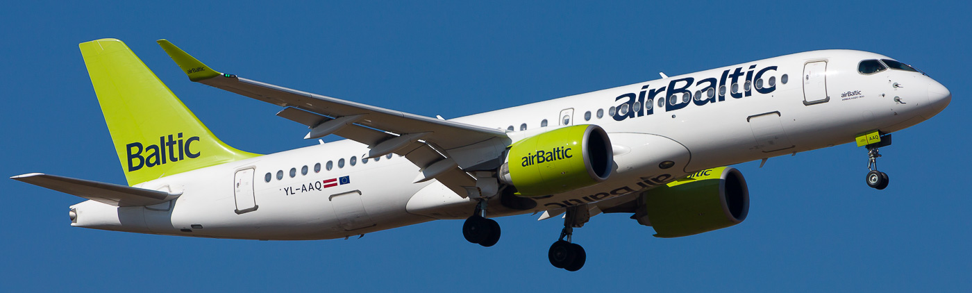 YL-AAQ - airBaltic Bombardier CS300