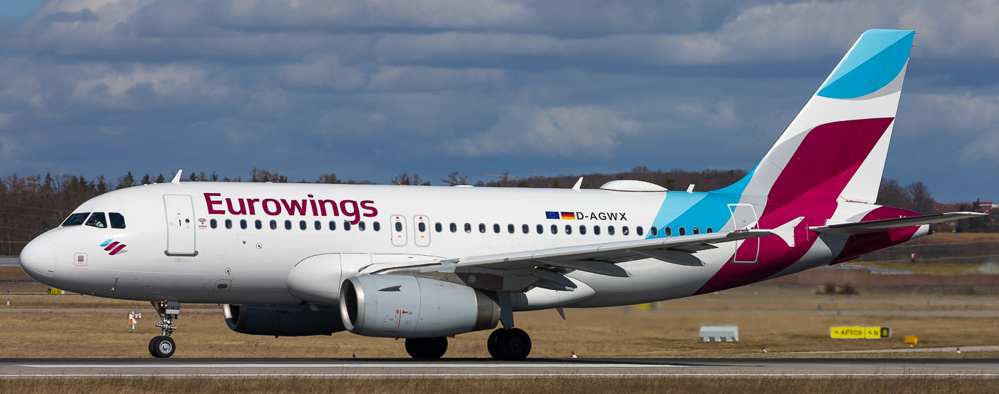 D-AGWX - Eurowings Airbus A319