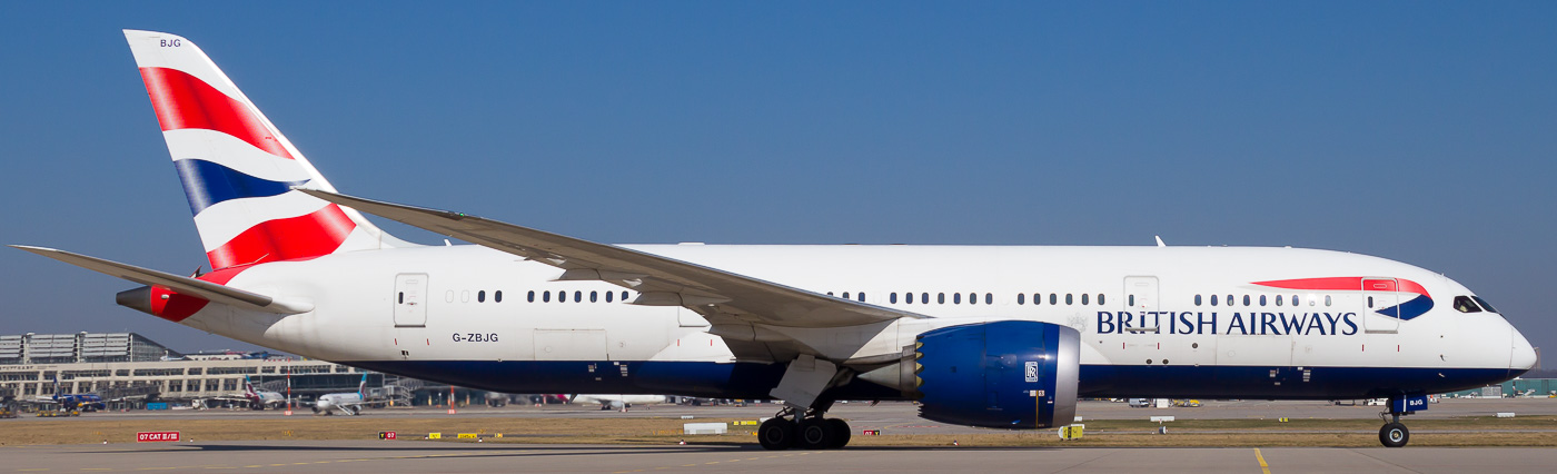 G-ZBJG - British Airways Boeing 787-8