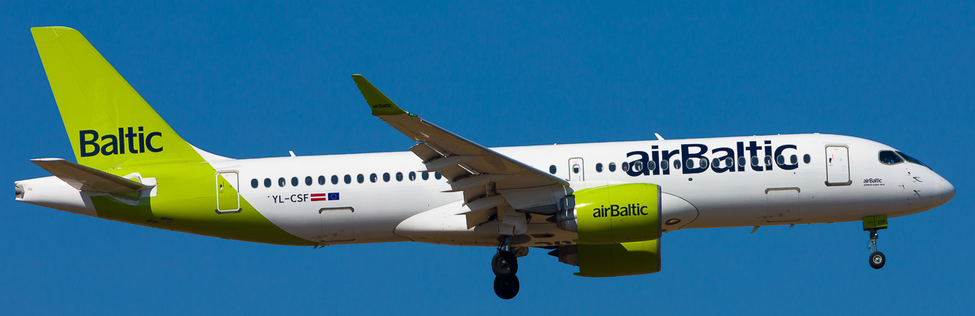 YL-CSF - airBaltic Bombardier CS300