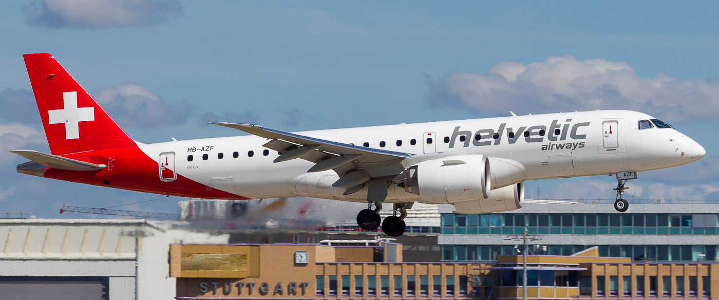 HB-AZF - Helvetic Airways Embraer 190-E2
