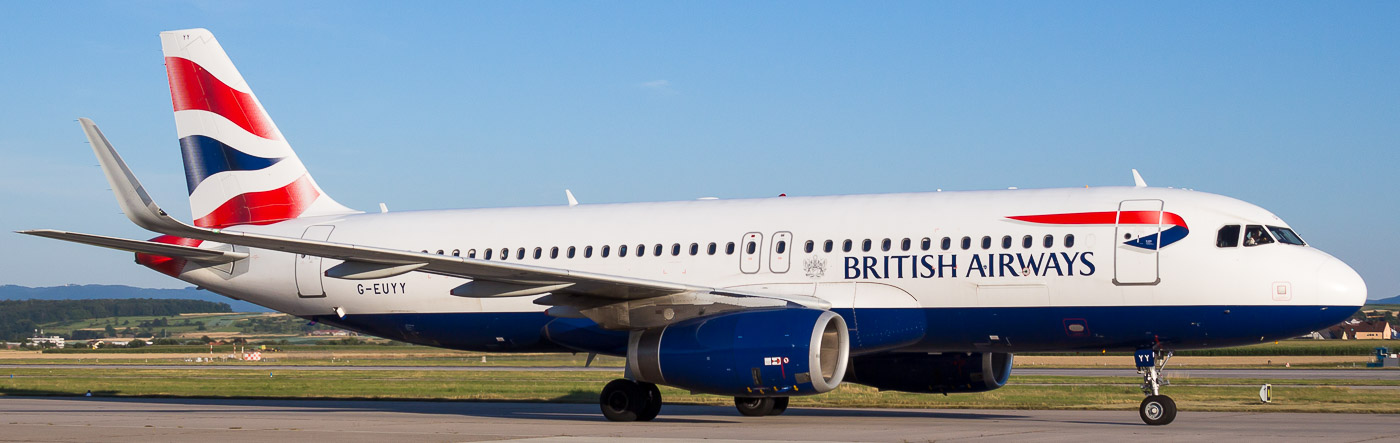 G-EUYY - British Airways Airbus A320