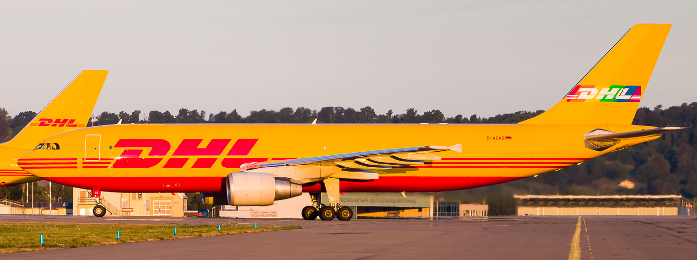 D-AEAG - DHL op. by EAT Airbus A300 Frachter