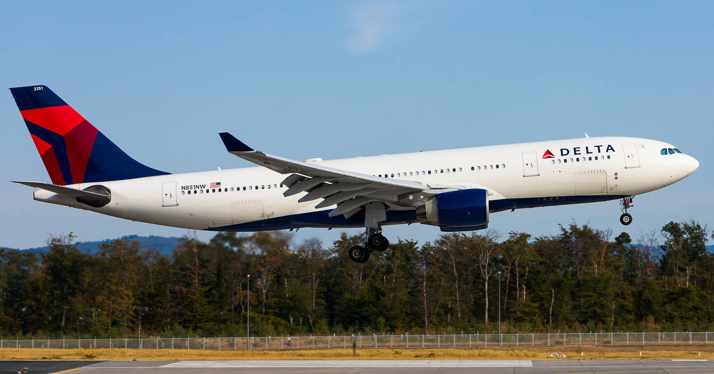 N851NW - Delta Airbus A330-200