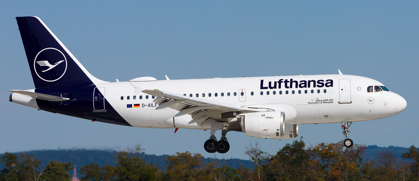 D-AILF - Lufthansa Airbus A319