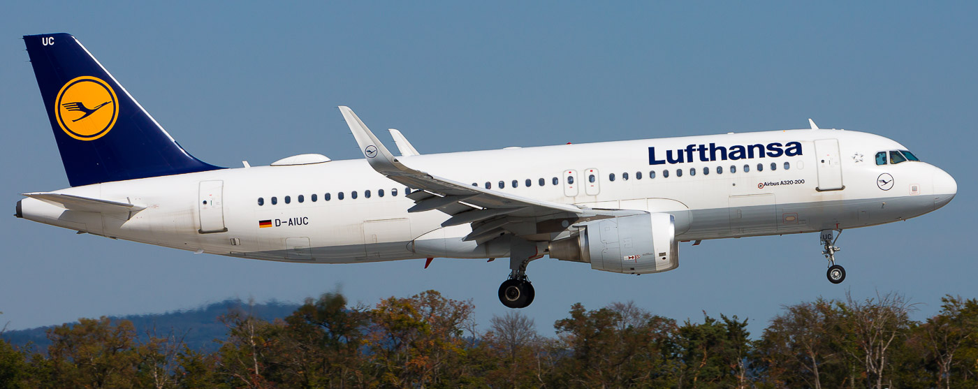 D-AIUC - Lufthansa Airbus A320