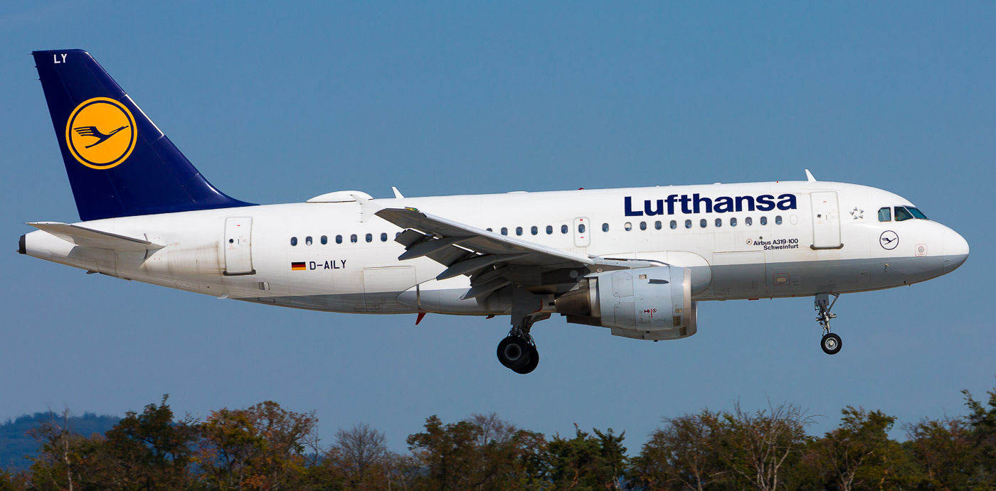 D-AILY - Lufthansa Airbus A319