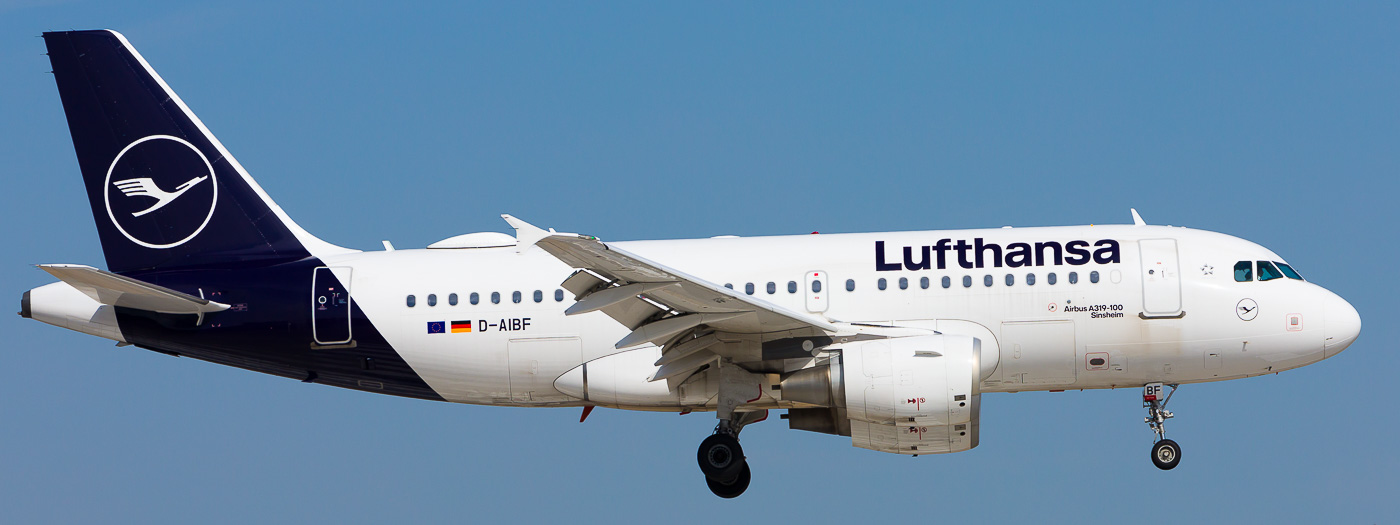 D-AIBF - Lufthansa Airbus A319