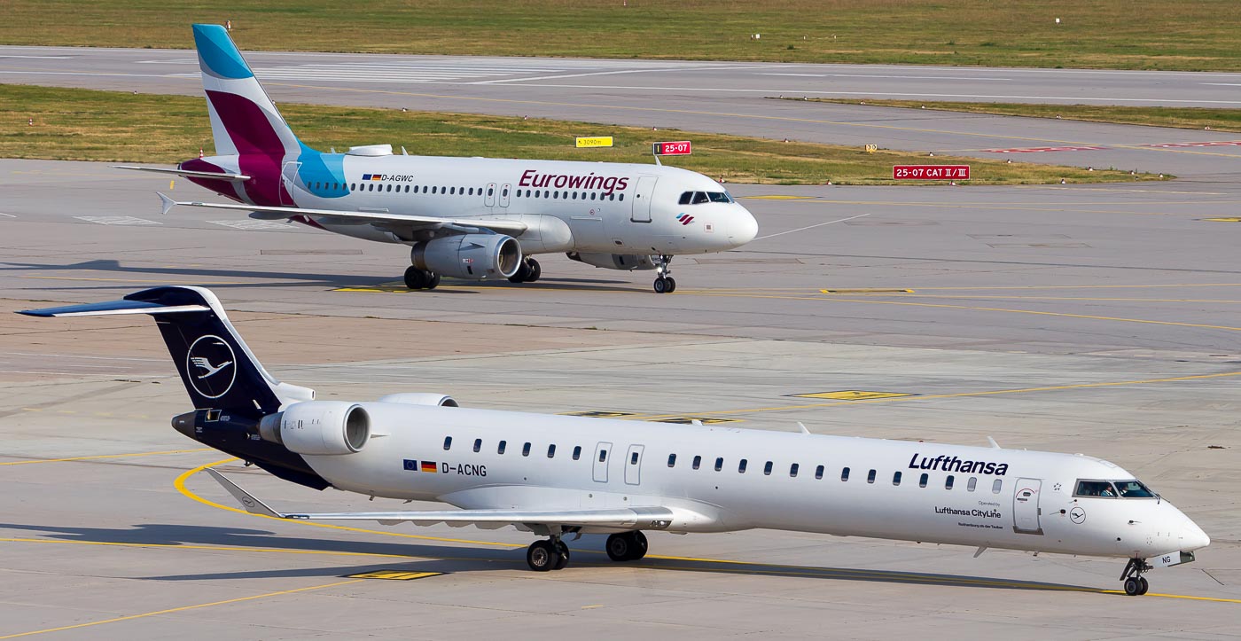 D-ACNG - Lufthansa CityLine Bombardier CRJ900