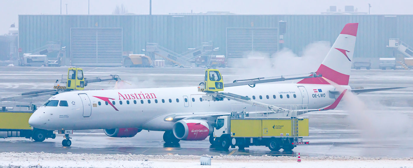 OE-LWO - Austrian Airlines Embraer 195