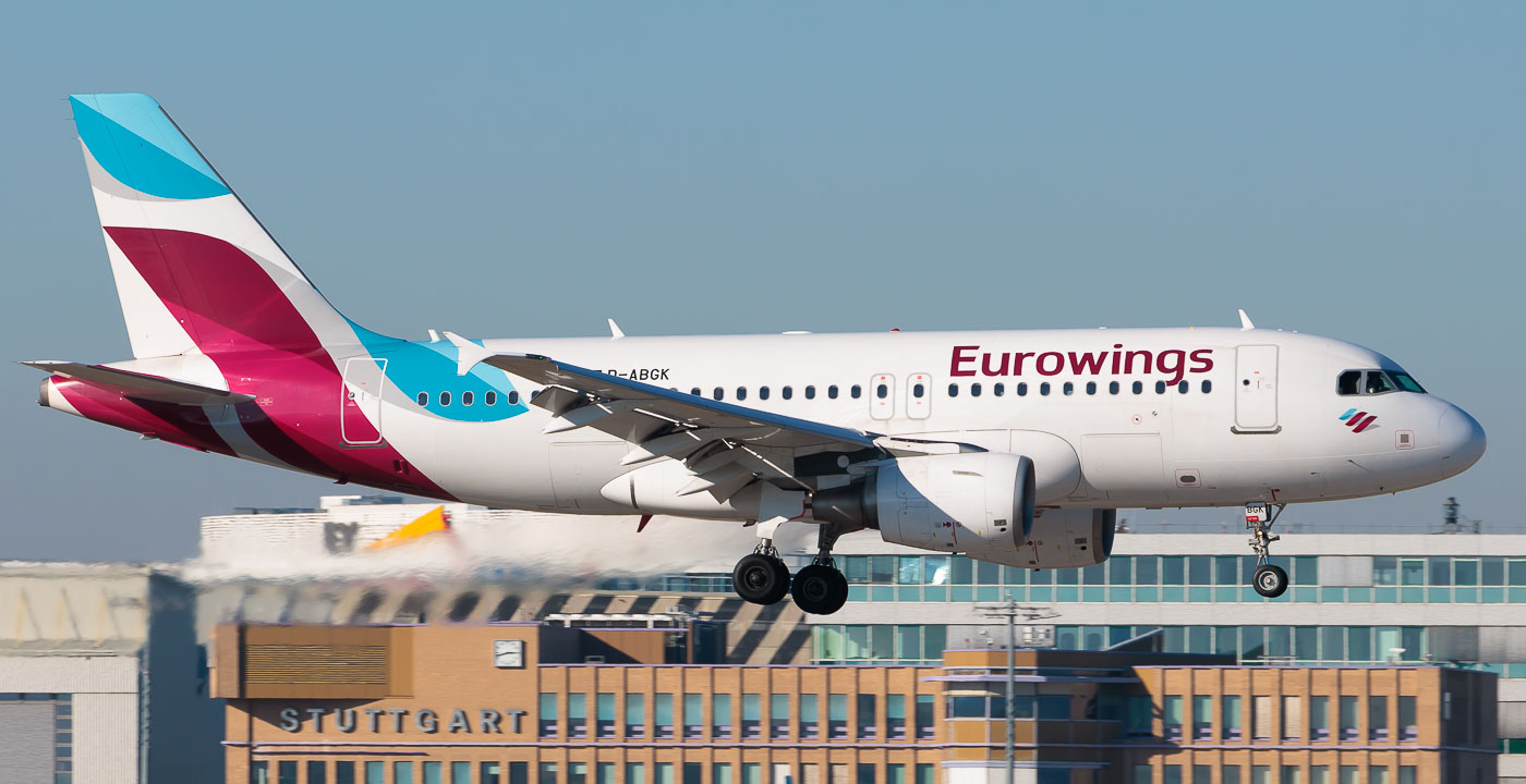 D-ABGK - Eurowings Airbus A319