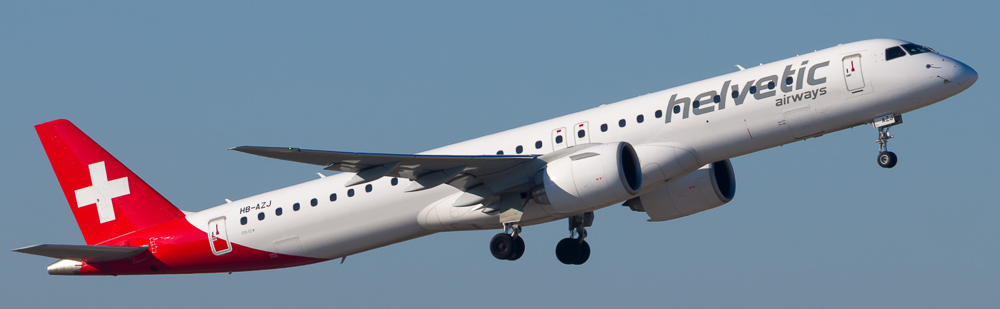 HB-AZJ - Helvetic Airways Embraer 195-E2