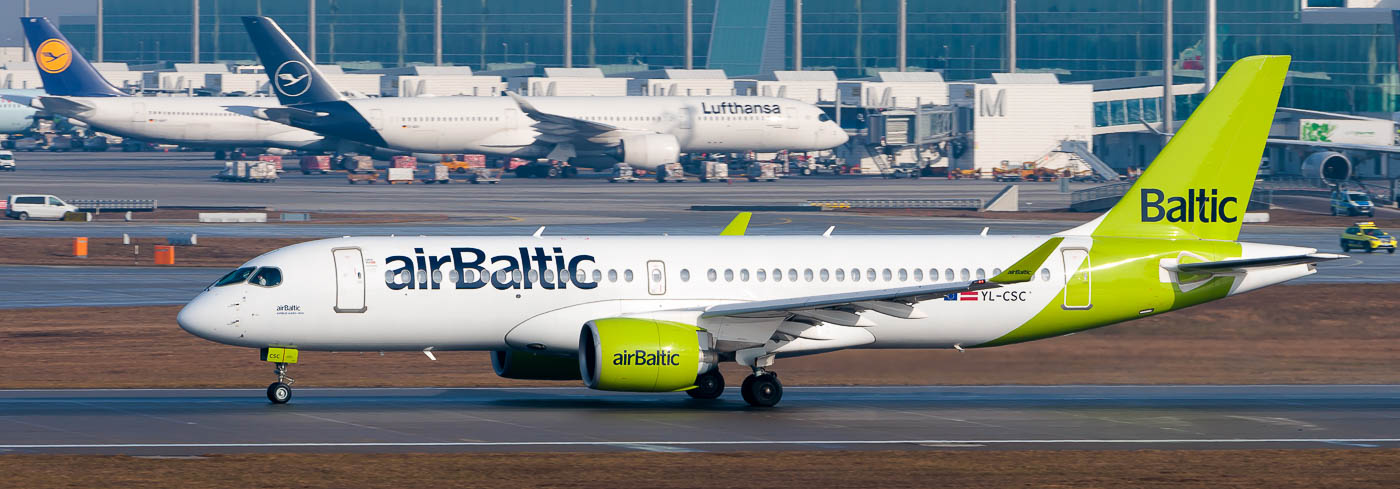 YL-CSC - airBaltic Bombardier CS300