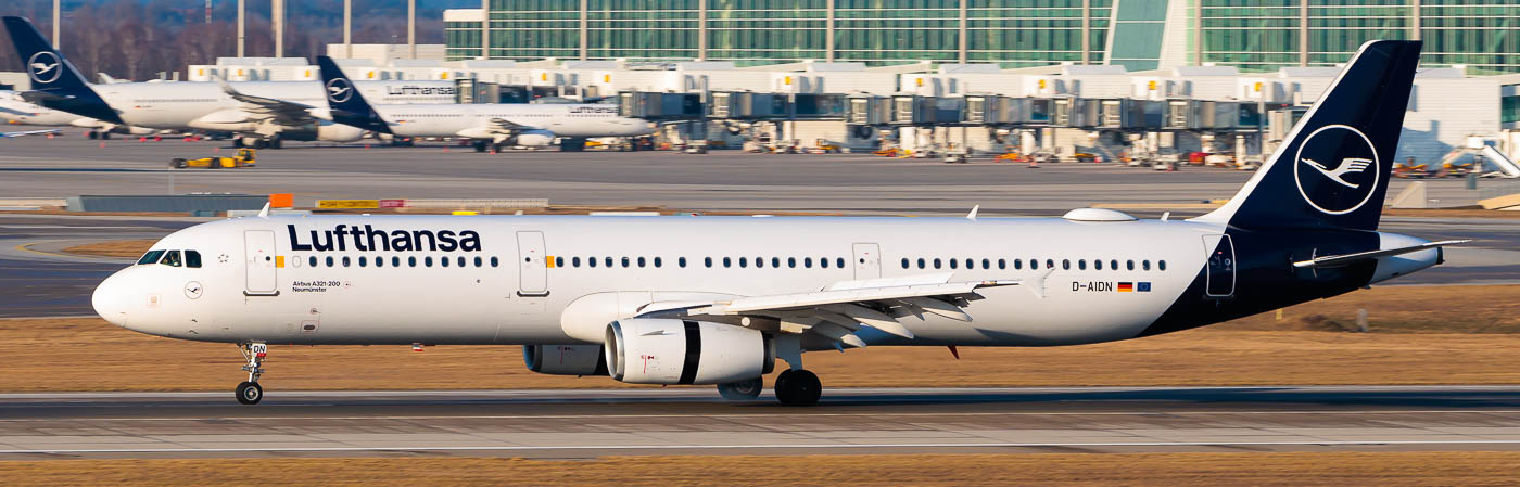 D-AIDN - Lufthansa Airbus A321