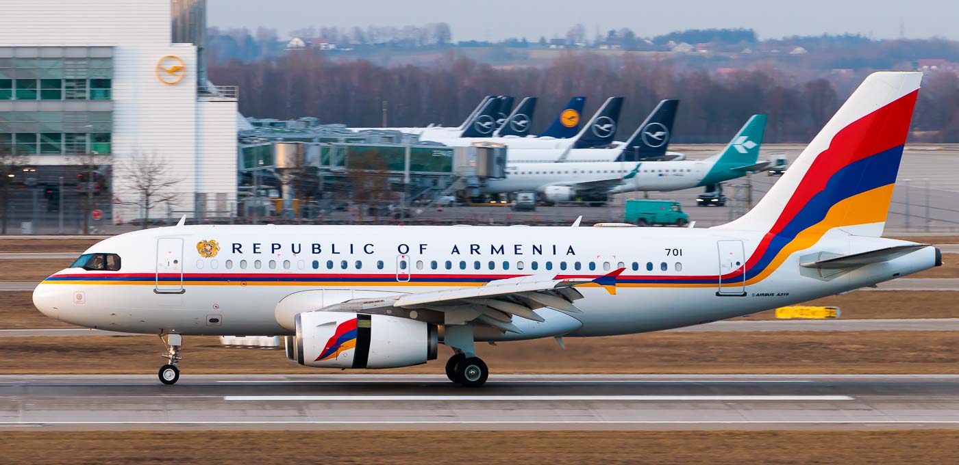 701 - Armenien Airbus A319